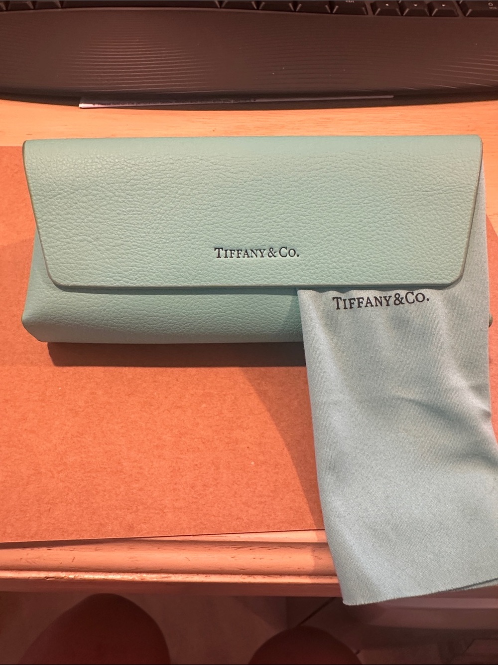 Tiffany & Co. Tiffany Blue Leather Eyewear Case